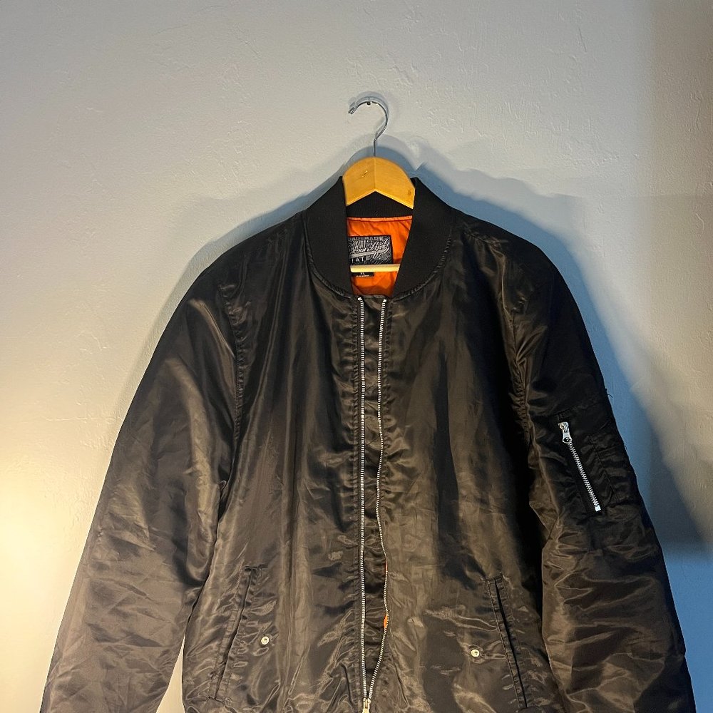 Black Bomber Jacket